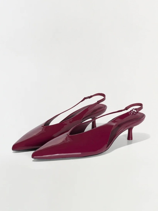 Simkhai Shoes - SIMKHAI The Sylvie Slingback Kitten Heel